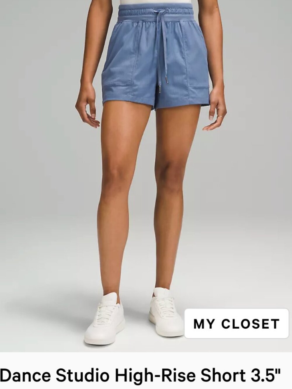 LIKE NEW LULULEMON STUDIO high rise short